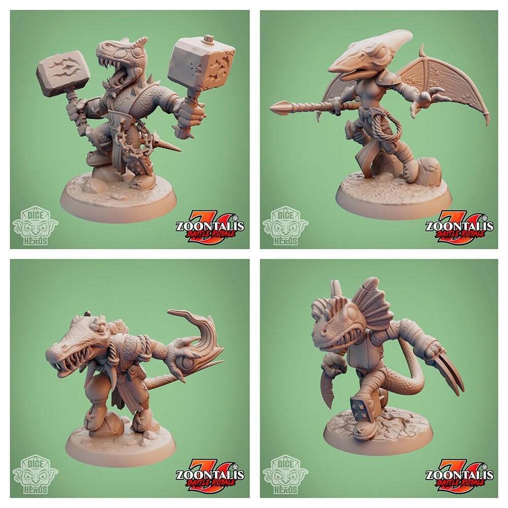 Dino Guild 2 (Carnivores) - Dice Heads - Zoontalis