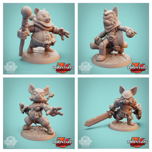 Cat Collection - Dice Heads - Zoontalis