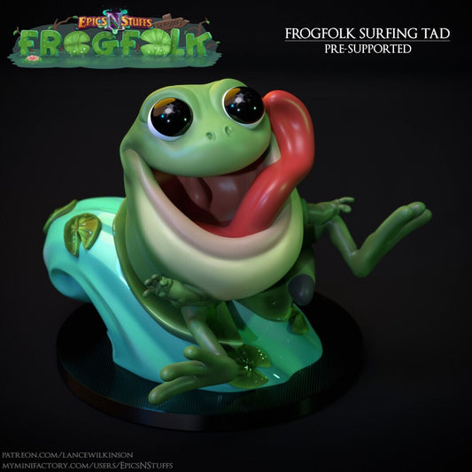 Frogfolk Surfing Tad | Epics'N'Stuffs