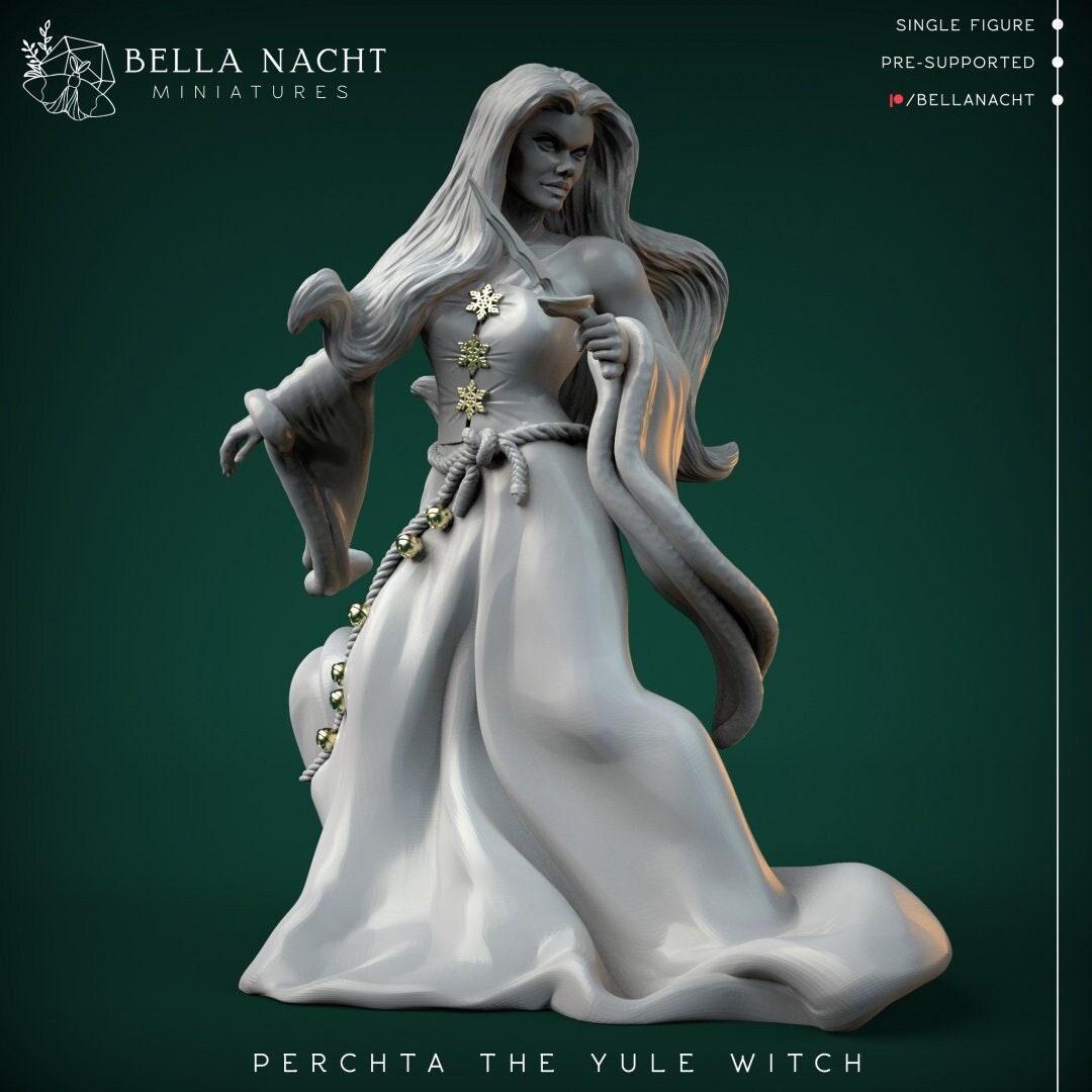 Perchta | Christmas Witch | Yule Witch | Bella Nacht Miniatures