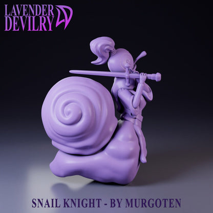Snail Knight, Galant Gastropod Monster Girl | Lavender Devilry