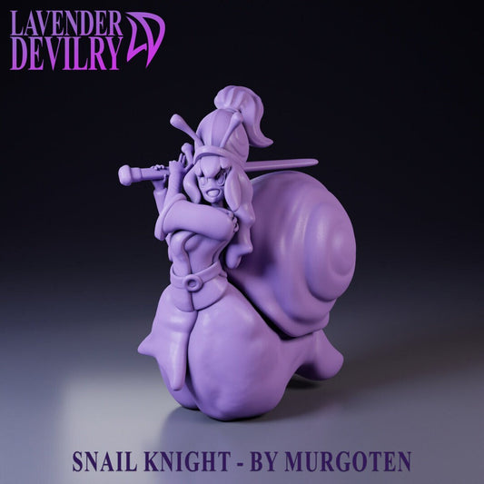 Snail Knight, Galant Gastropod Monster Girl | Lavender Devilry