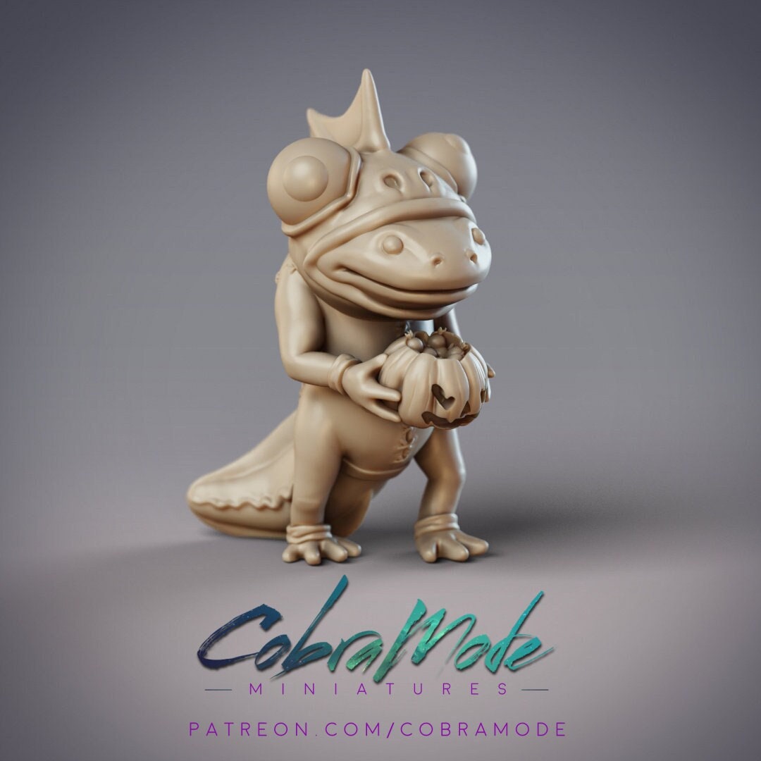 Frog with Monster Halloween Costume | Trick or Treat | CobraMode