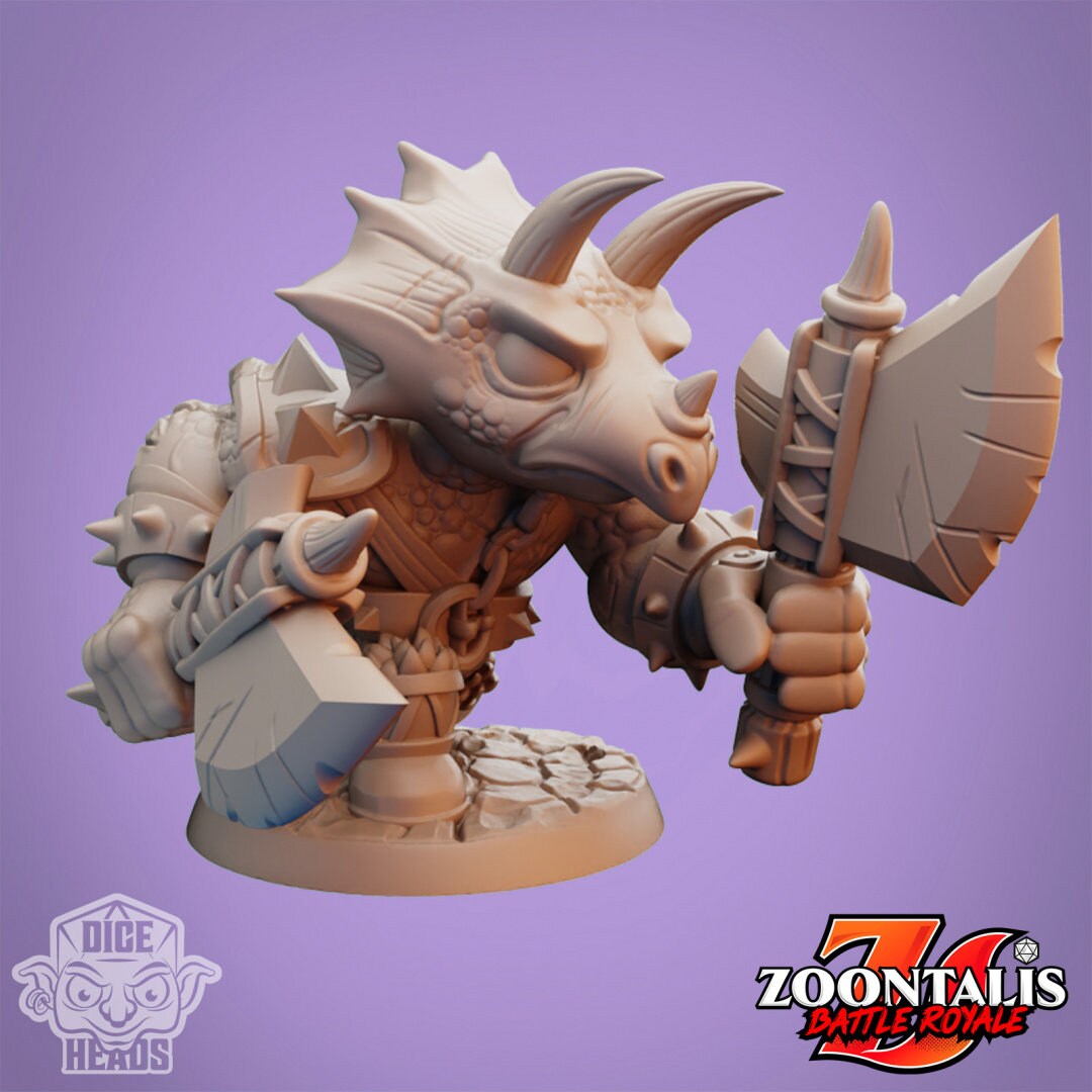Dino Guild 1 (Herbivores) - Dice Heads - Zoontalis