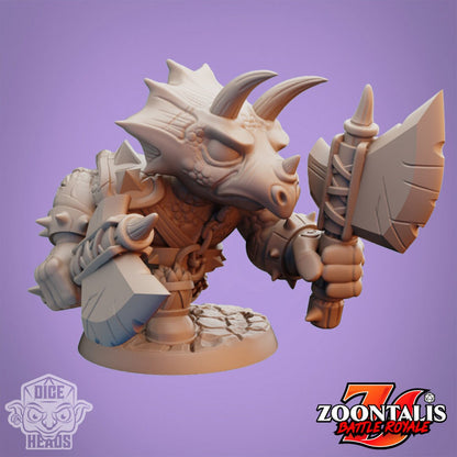 Dino Guild 1 (Herbivores) - Dice Heads - Zoontalis