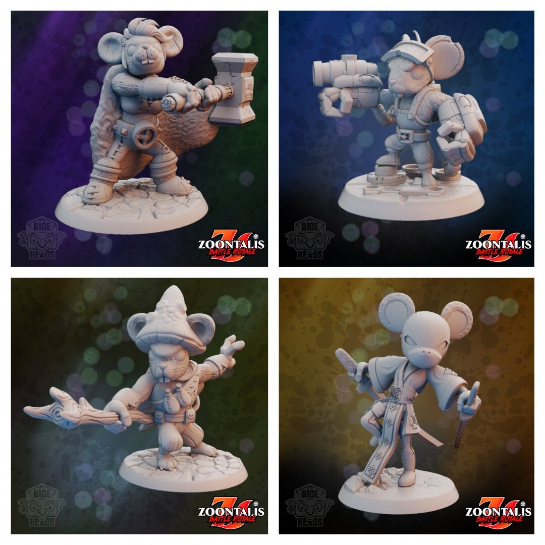 Mouse Collection - Dice Heads - Zoontalis