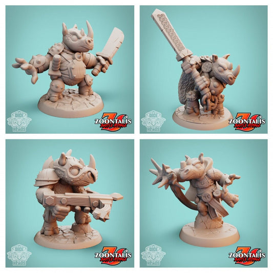 Rhino Collection - Dice Heads - Zoontalis