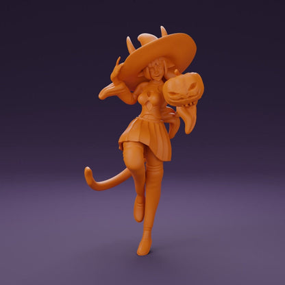 Plum, Pumpkin Spice Tiefling Witch | Lavender Devilry