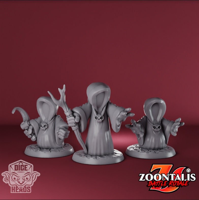 3 Cultists | Dice Heads | Zoontalis