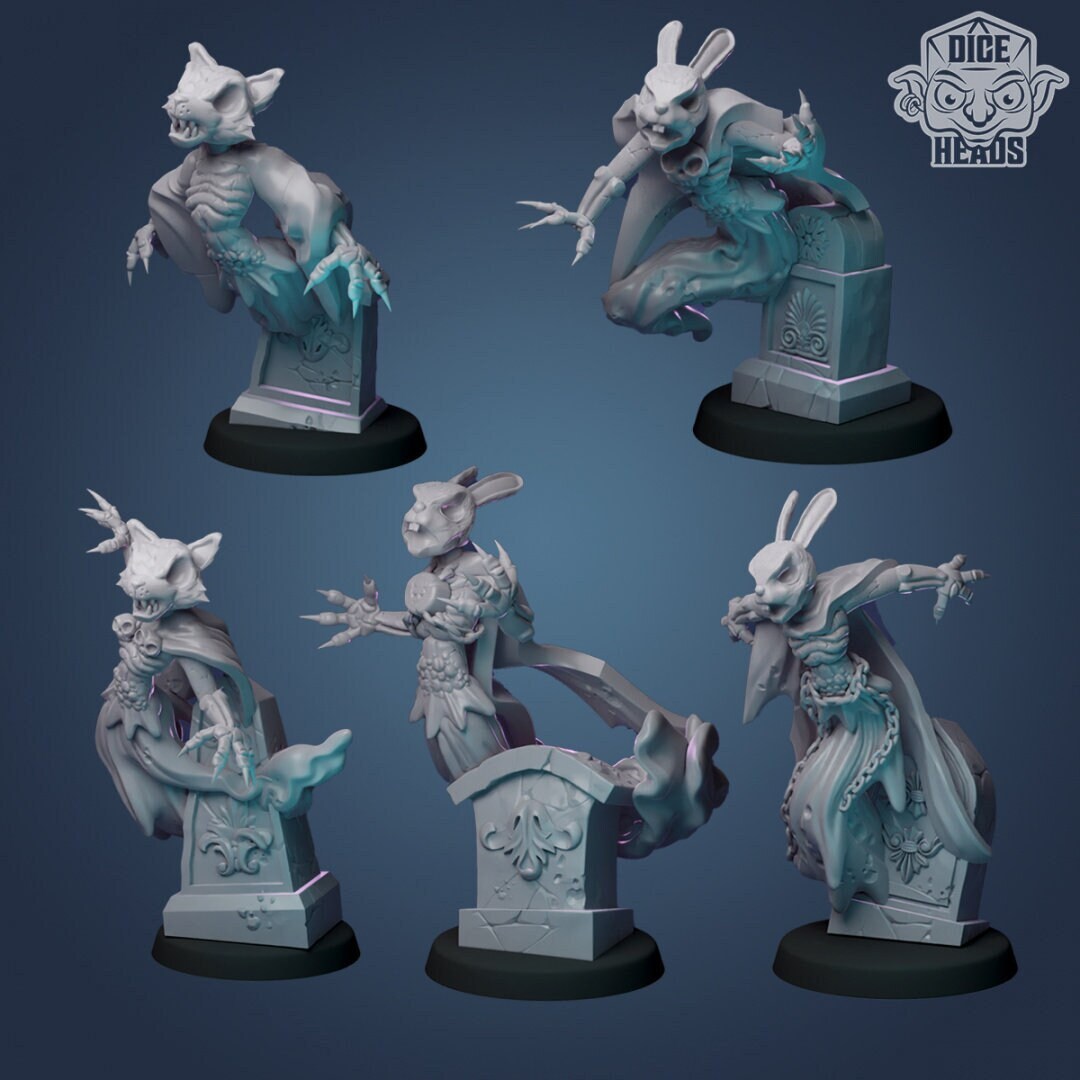 Banshees (5 versions) | Dice Heads | Zoontalis