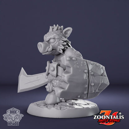 Tuskor Hogs | Dice Heads | Zoontalis