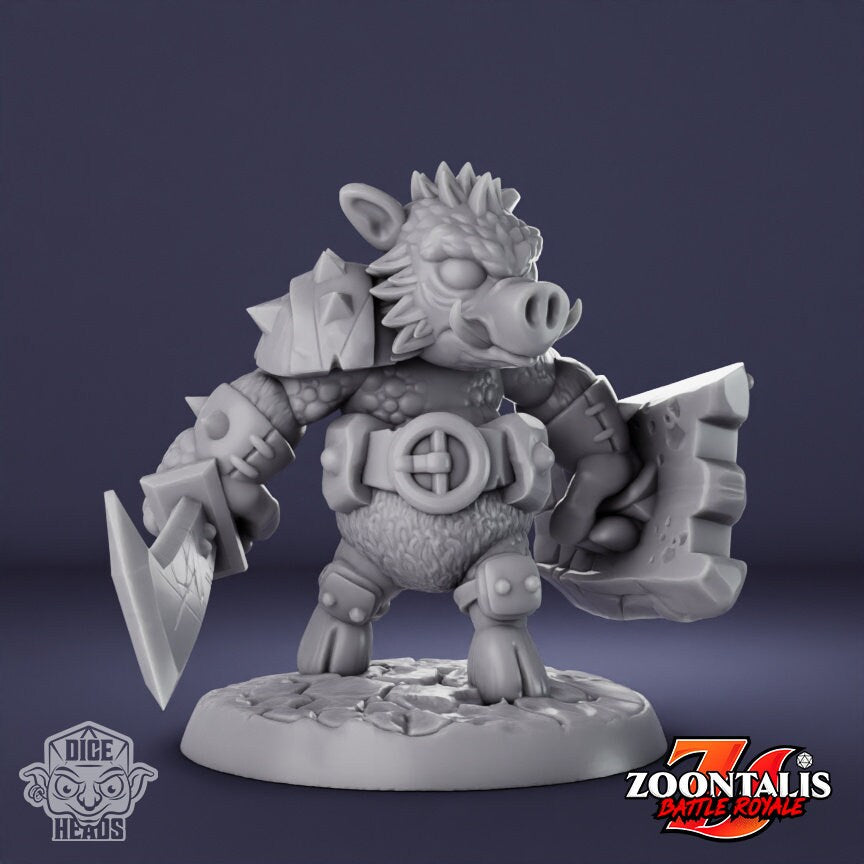 Tuskor Hogs | Dice Heads | Zoontalis