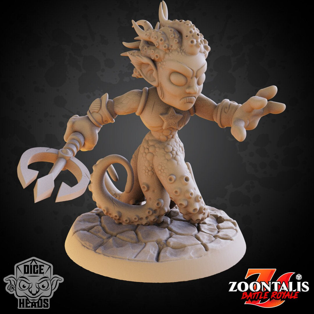 Merman Fighter | Dice Heads