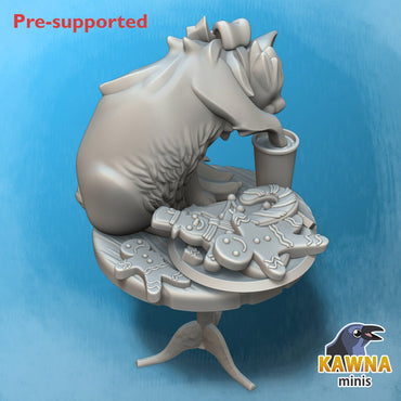 Christmas Cat Figure | Adventure Cat | Kawna