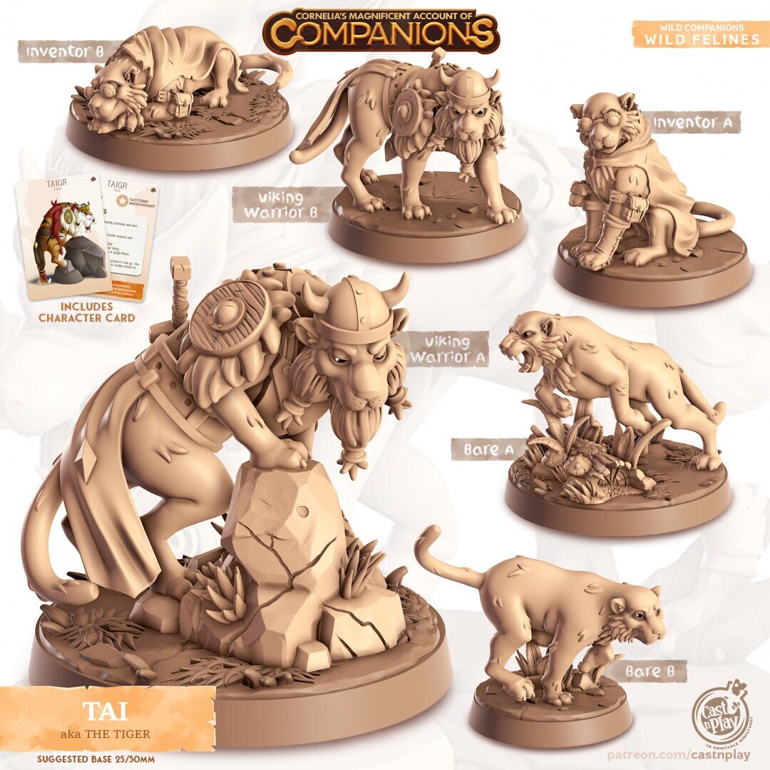 Tai the Tiger | Cordelia's Companions