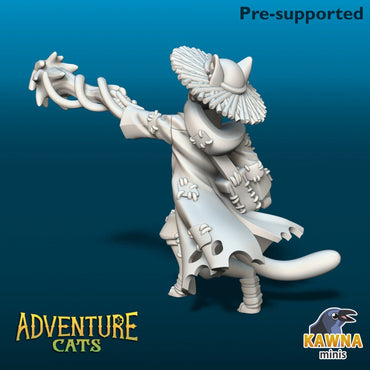 Patchwork Warlock Cat | Adventure Cat | Kawna