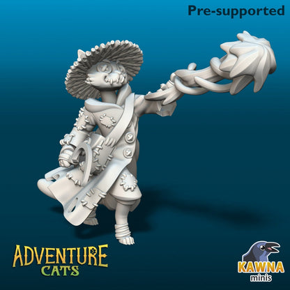 Patchwork Warlock Cat | Adventure Cat | Kawna