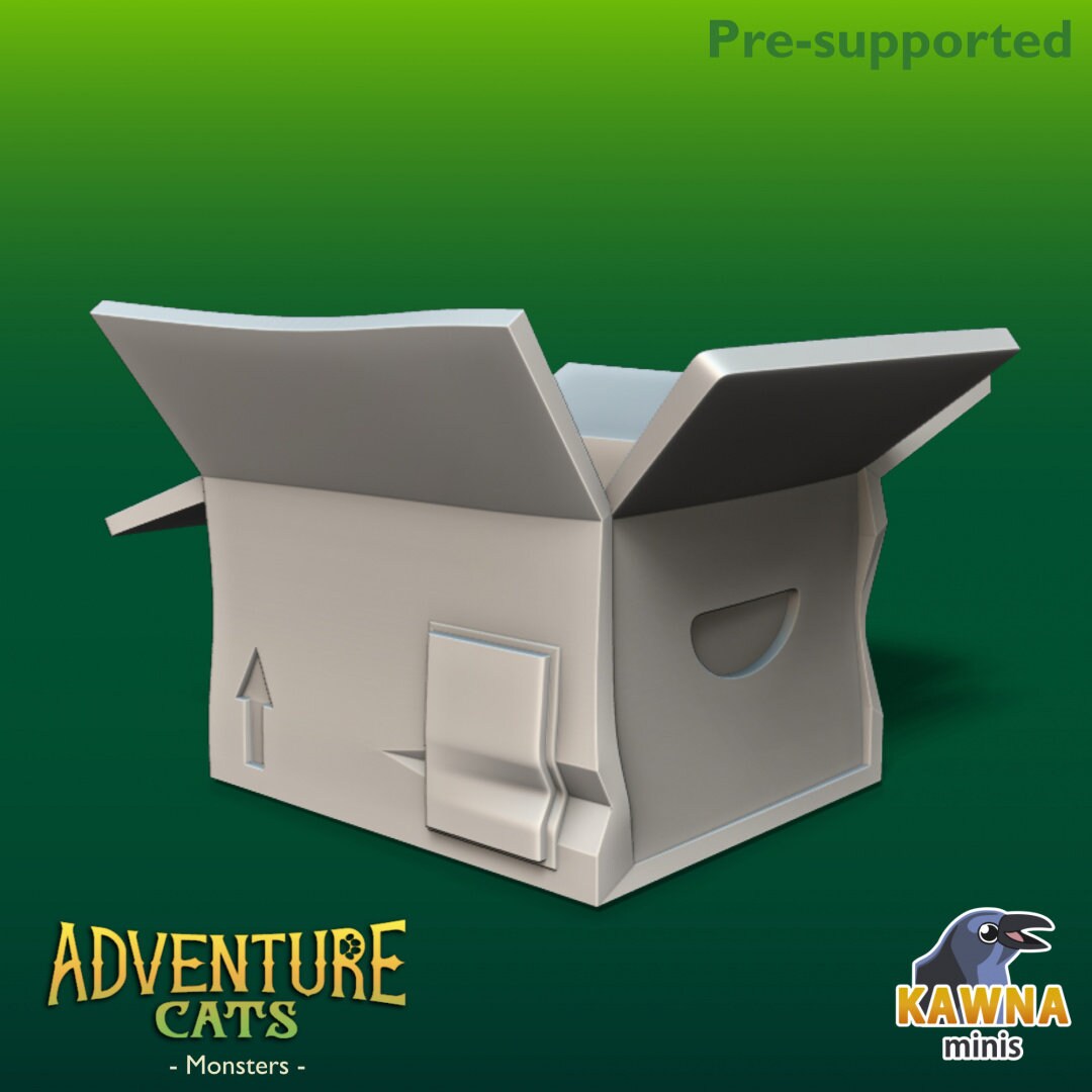 Cardboard Box Mimic (4 versions) | Adventure Cats | Kawna