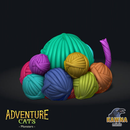 Ball of Yarn Mimic | Adventure Cats | Kawna