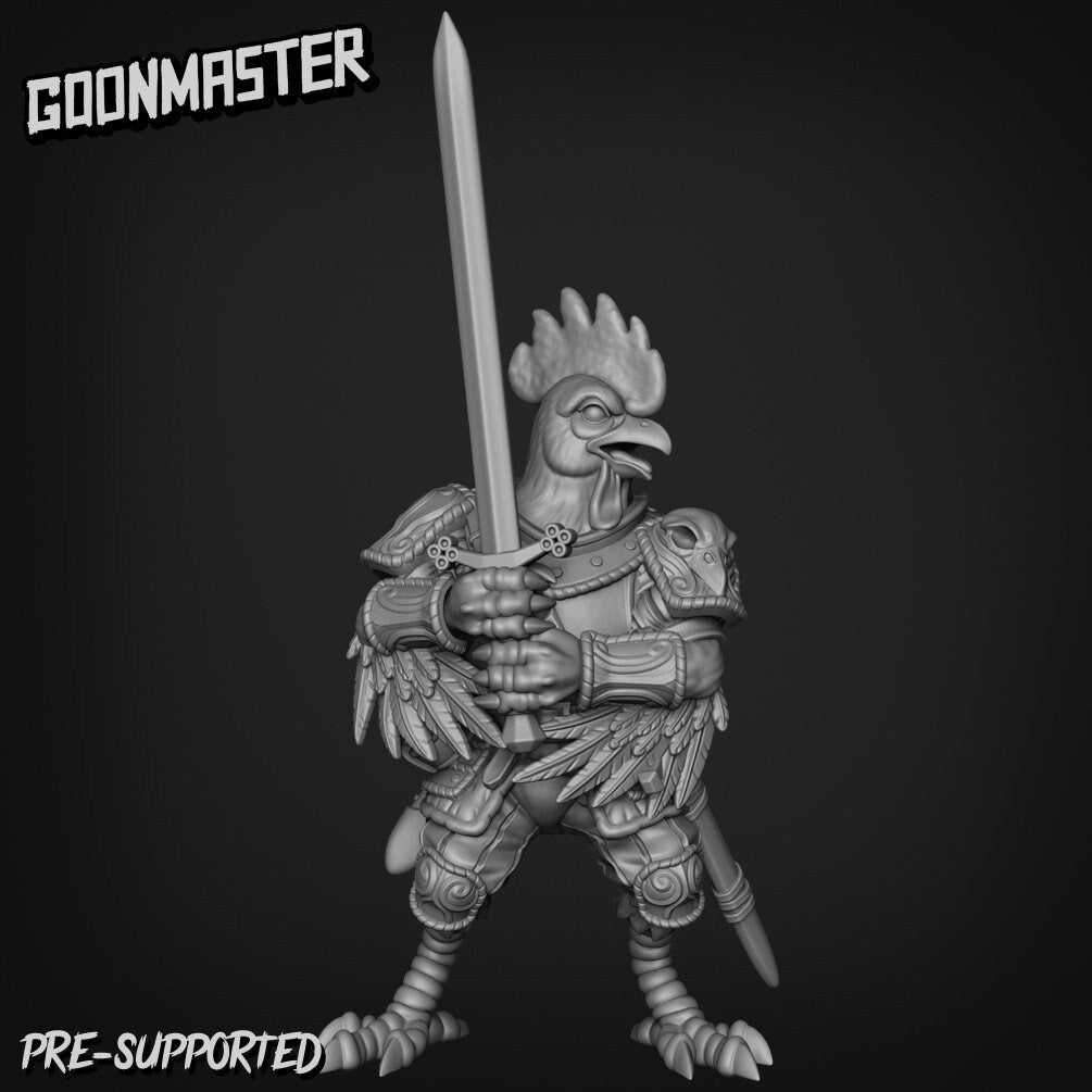 Chicken Knights & Hellbirds (8 poses) | Goon Master