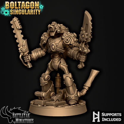Auton Advocators | Boltagon Singularity | One Page Rules Compatible | Battle Yak Miniatures