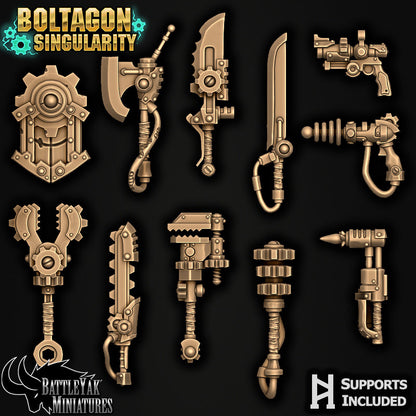 Auton Advocators | Boltagon Singularity | One Page Rules Compatible | Battle Yak Miniatures