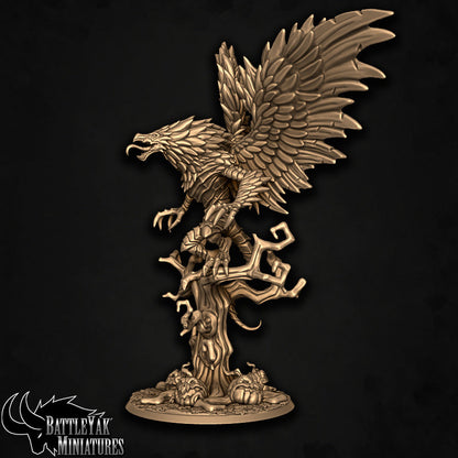 The Screecher | Harrowhaunt Fryghtmares Monster | Battle Yak Miniatures are One Page Rules Compatible