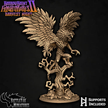 The Screecher | Harrowhaunt Fryghtmares Monster | Battle Yak Miniatures are One Page Rules Compatible