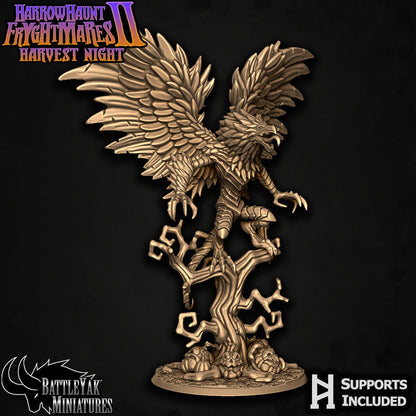 The Screecher | Harrowhaunt Fryghtmares Monster | Battle Yak Miniatures are One Page Rules Compatible