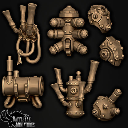 Auton Advocators | Boltagon Singularity | One Page Rules Compatible | Battle Yak Miniatures