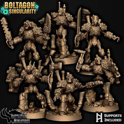 Auton Advocators | Boltagon Singularity | One Page Rules Compatible | Battle Yak Miniatures