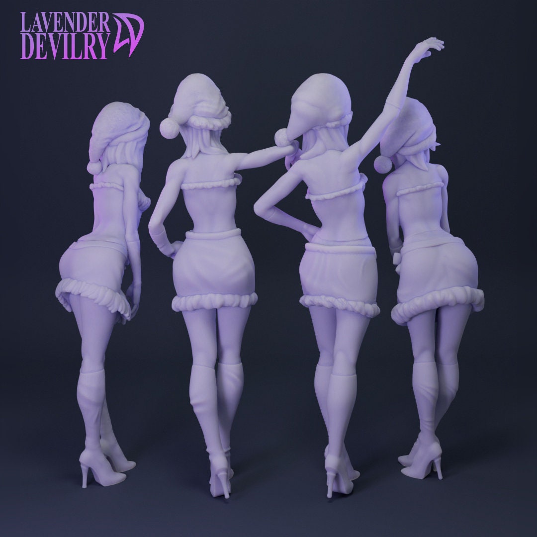 Santa's Helpers (Pinup) | Lavender Devilry