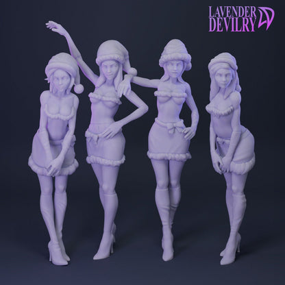 Santa's Helpers (Pinup) | Lavender Devilry