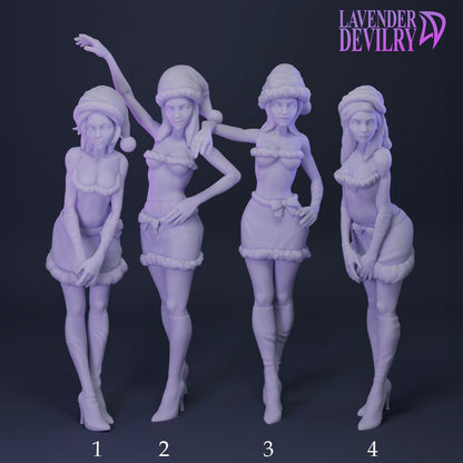 Santa's Helpers (Pinup) | Lavender Devilry