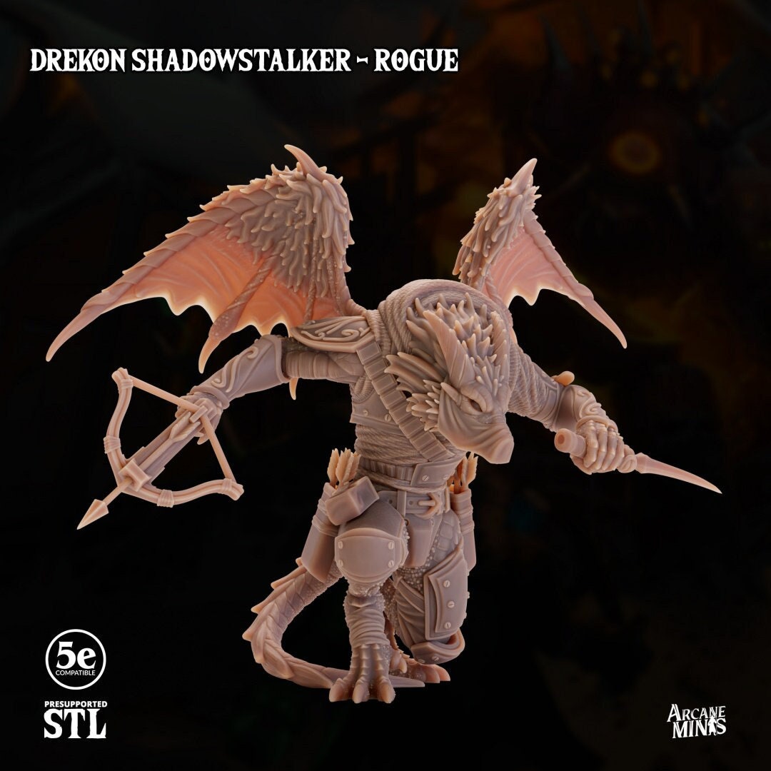 Drekon Shadowstalker - Rogue | Arcane Minis
