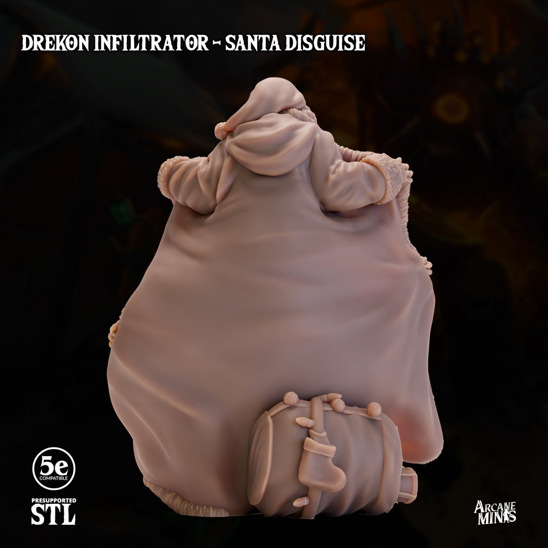 Drekon Infiltrator - Santa Disguise | Arcane Minis