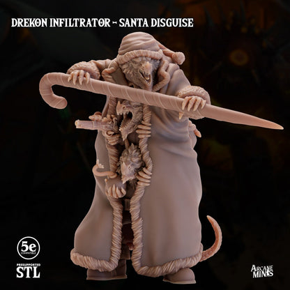 Drekon Infiltrator - Santa Disguise | Arcane Minis