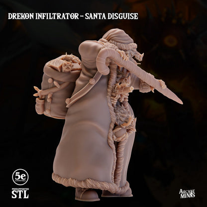 Drekon Infiltrator - Santa Disguise | Arcane Minis