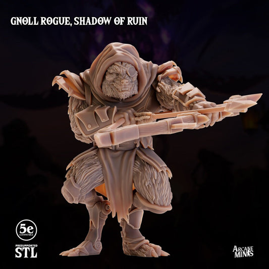 Gnoll Rogue - Shadow of Ruin | Arcane Minis