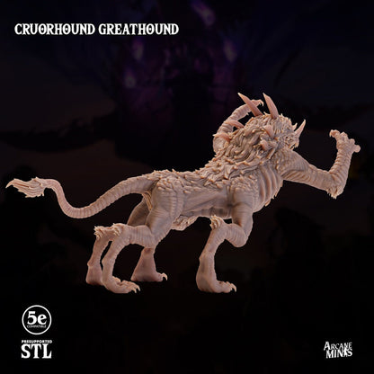 Greathorn Cruorhound | Arcane Minis