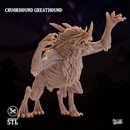 Greathorn Cruorhound | Arcane Minis