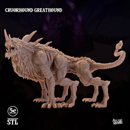 Greathorn Cruorhound | Arcane Minis