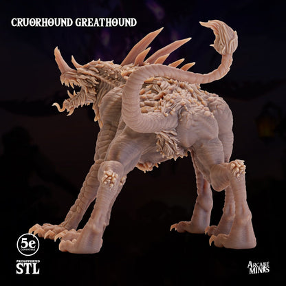 Greathorn Cruorhound | Arcane Minis