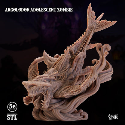 Undead Argolodon Adolescent | Arcane Minis