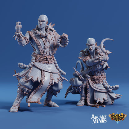 Human Monk, Male | Arcane Minis