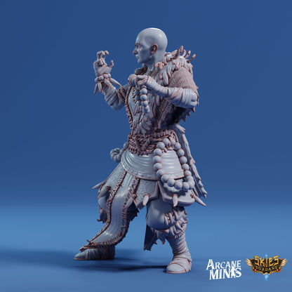 Human Monk, Male | Arcane Minis