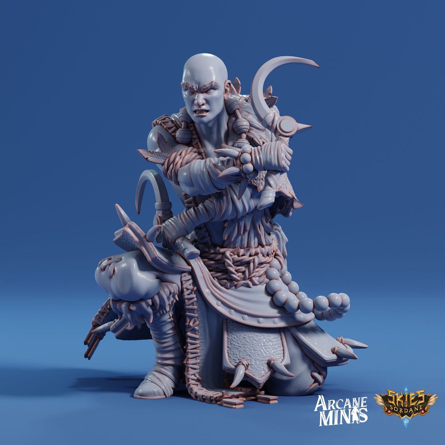 Human Monk, Male | Arcane Minis