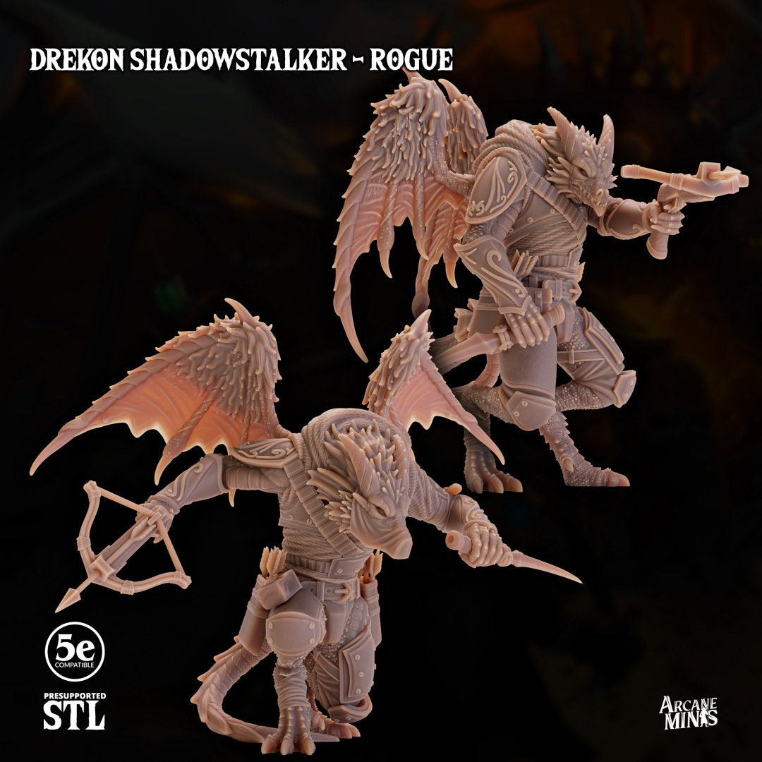 Drekon Shadowstalker - Rogue | Arcane Minis