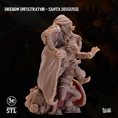Drekon Infiltrator - Santa Disguise | Arcane Minis