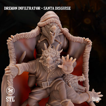 Drekon Infiltrator - Santa Disguise | Arcane Minis